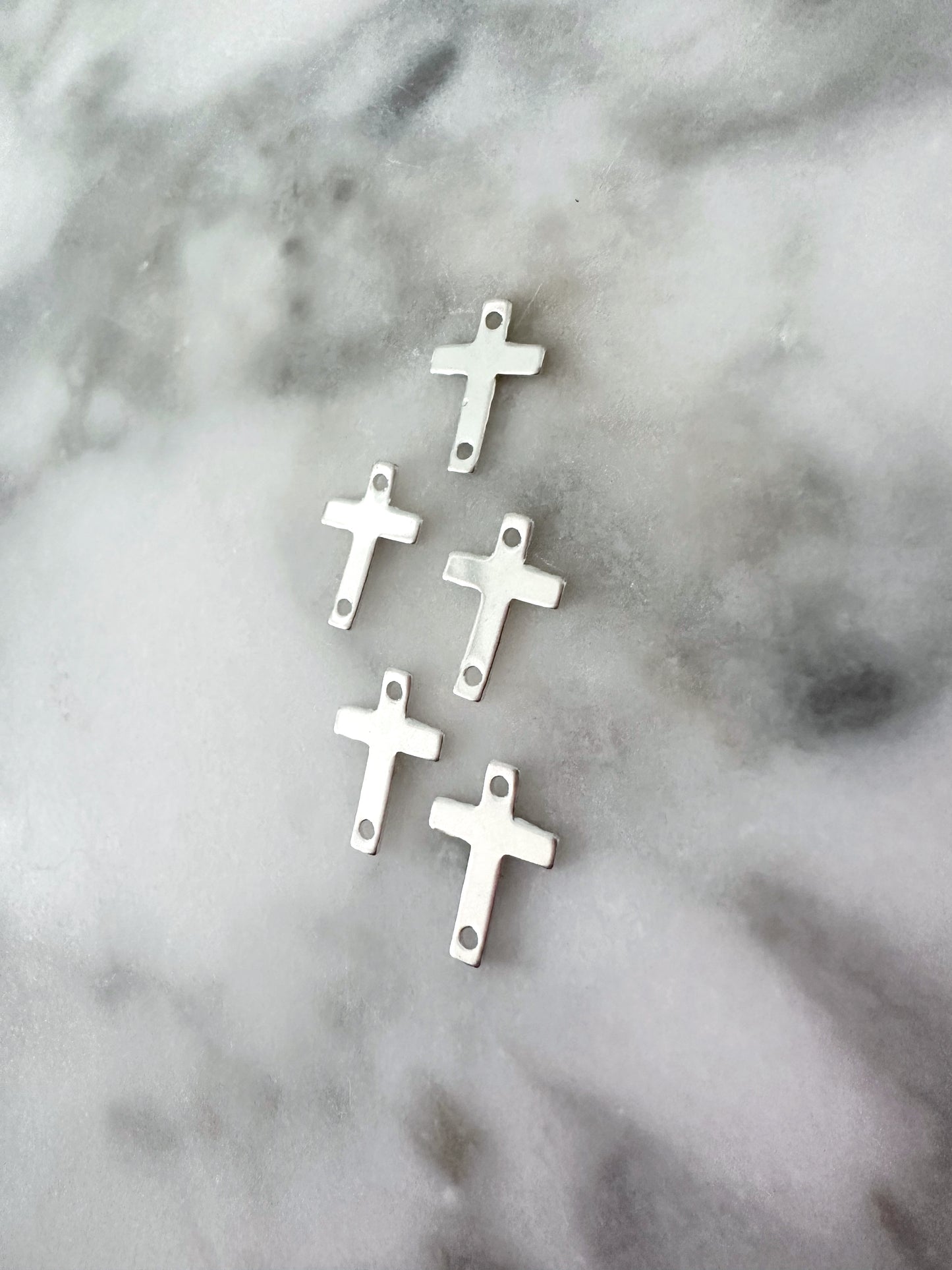 Sterling Silver Cross Connector