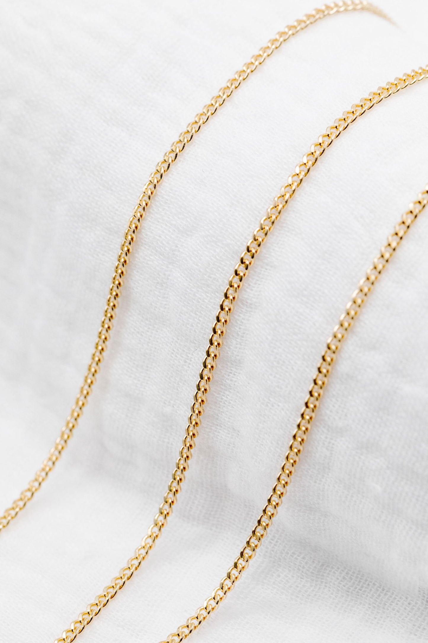 Gold Filled Curb Chain 1.91 x 2.61mm