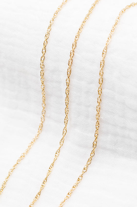 Gold Filled Rope Chain