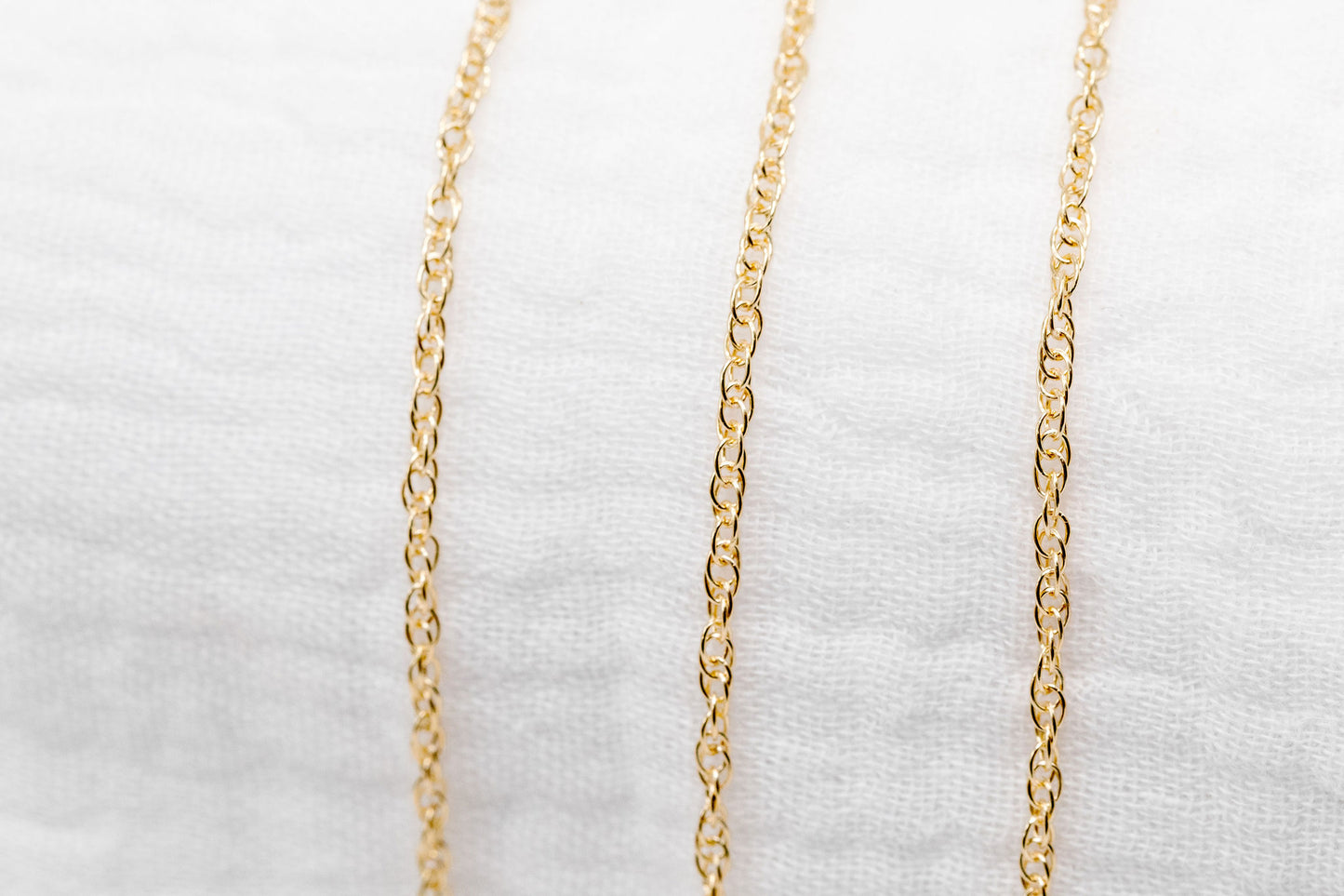 Gold Filled Rope Chain