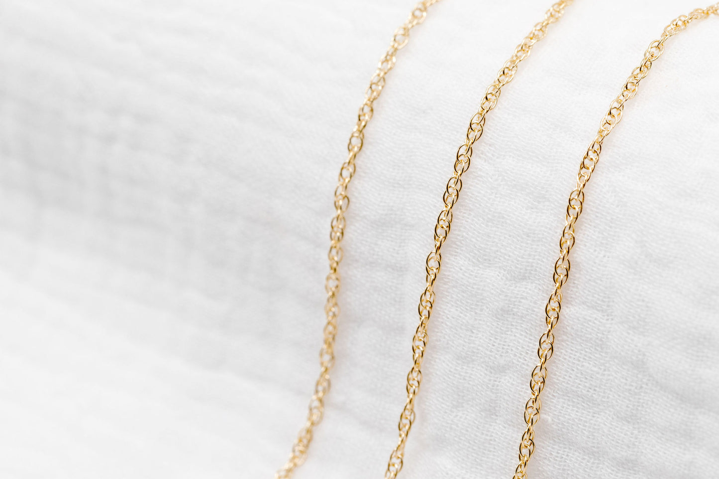 Gold Filled Rope Chain
