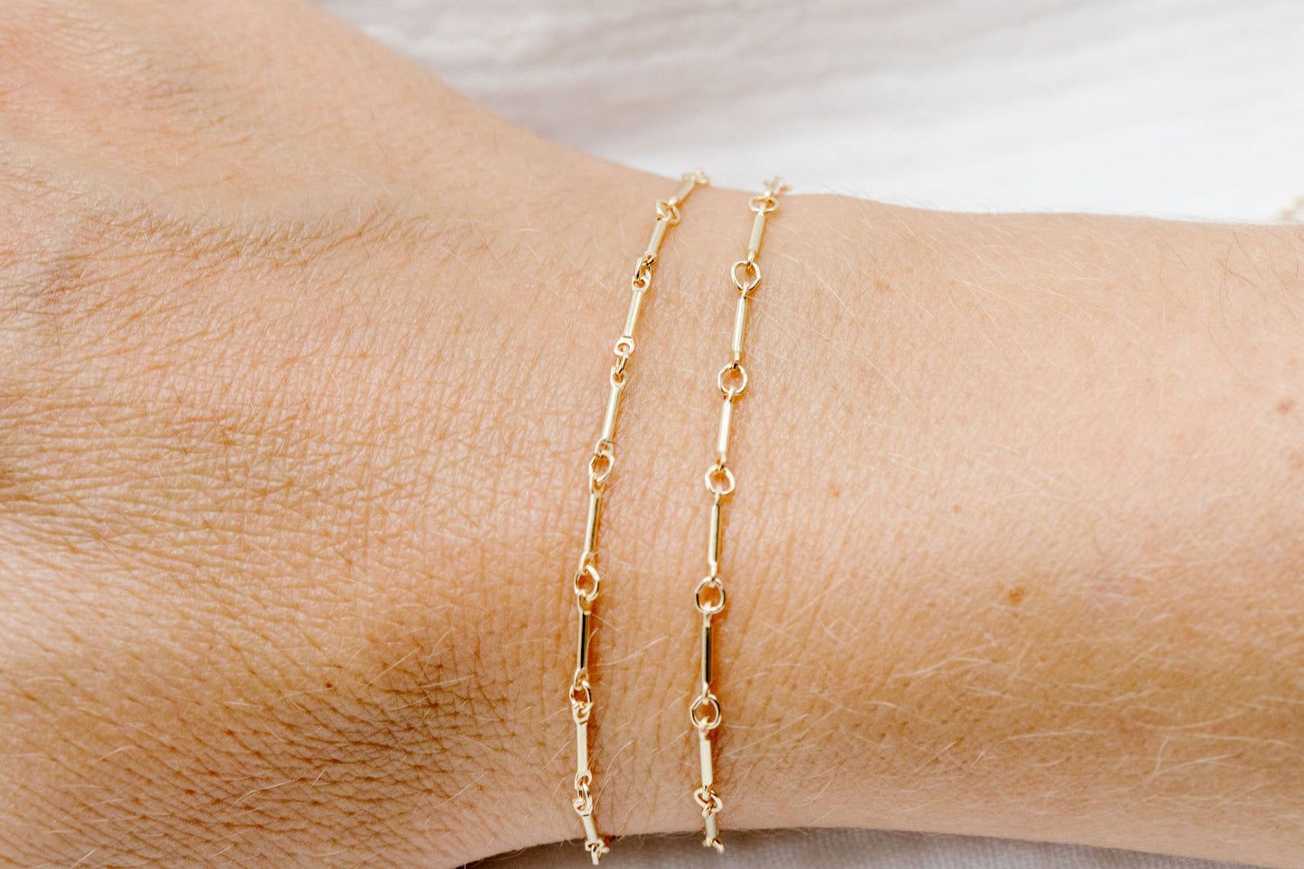 Gold Filled Bar Chain