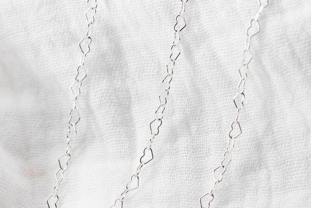 Sterling Silver Heart Chain