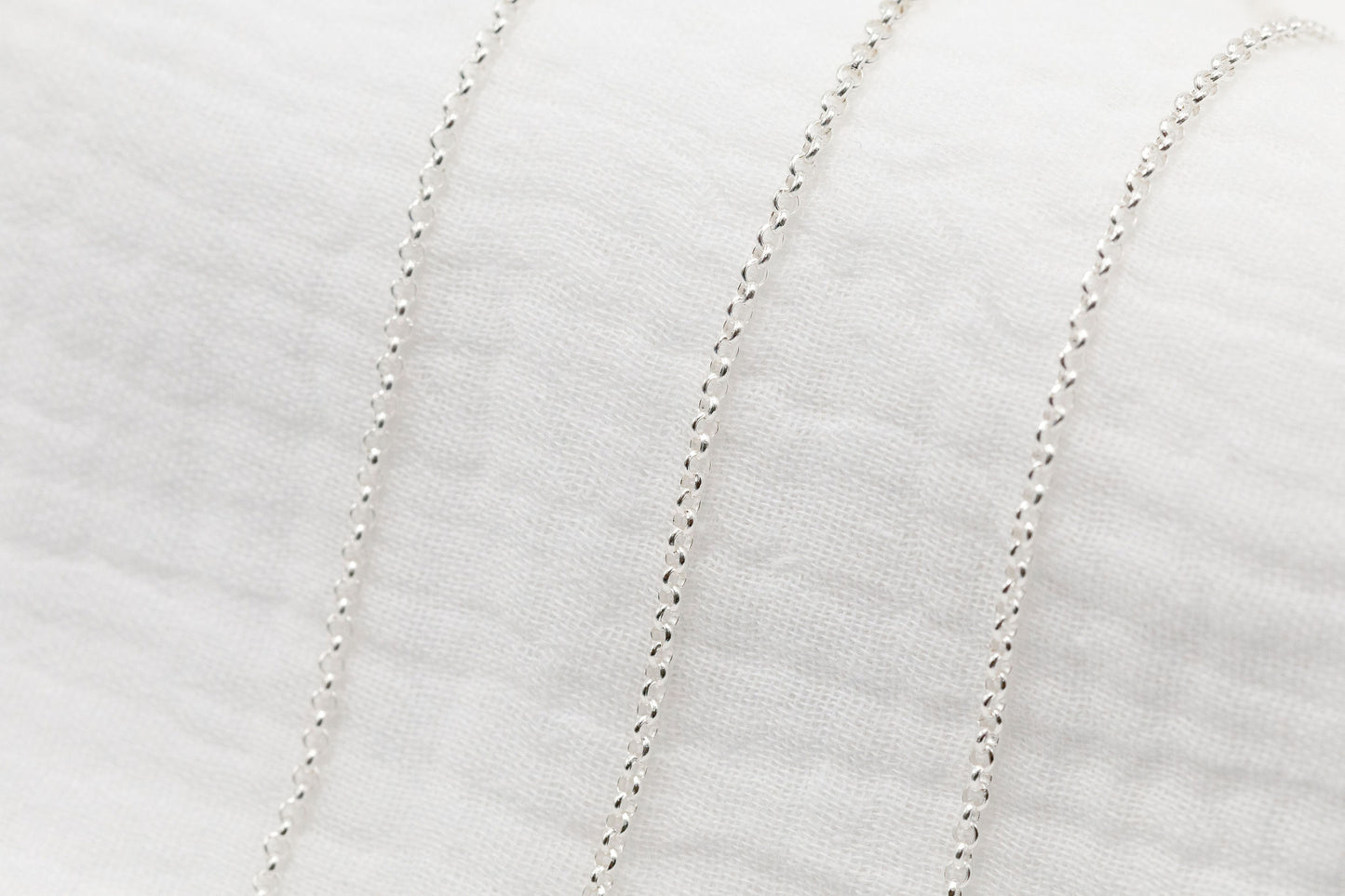 Sterling Silver Rolo Chain