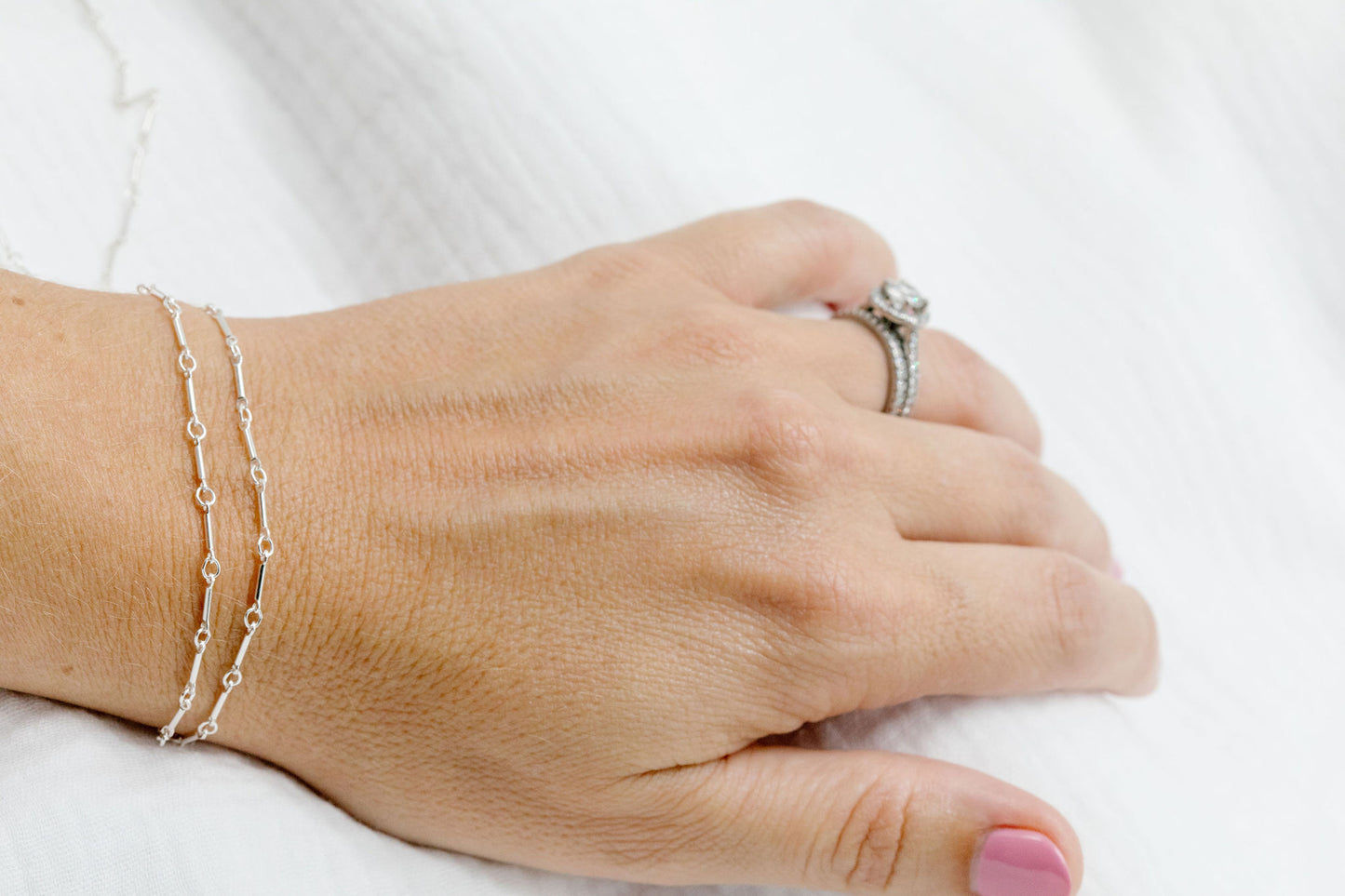 Sterling Silver Bar Chain