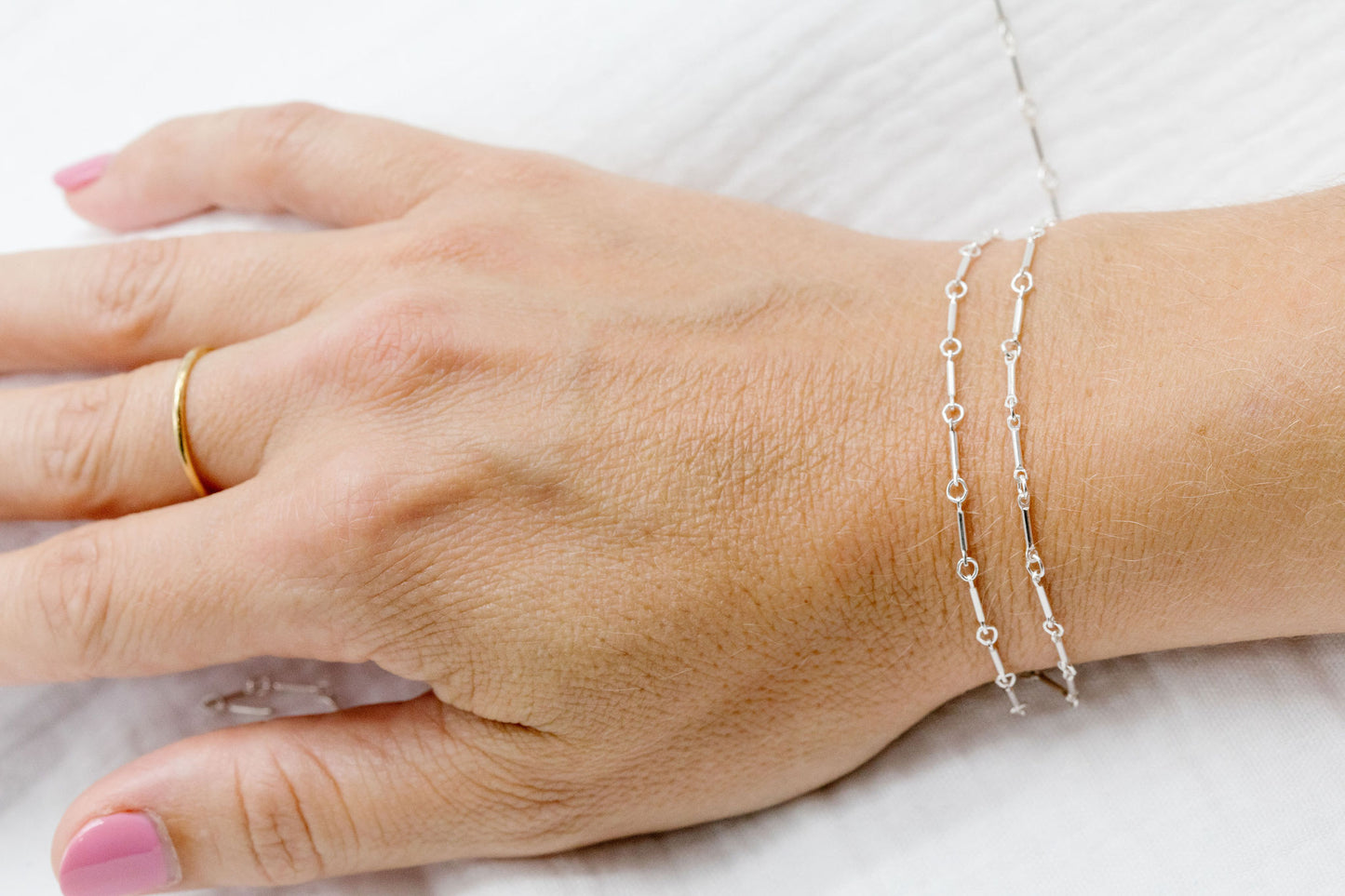 Sterling Silver Bar Chain