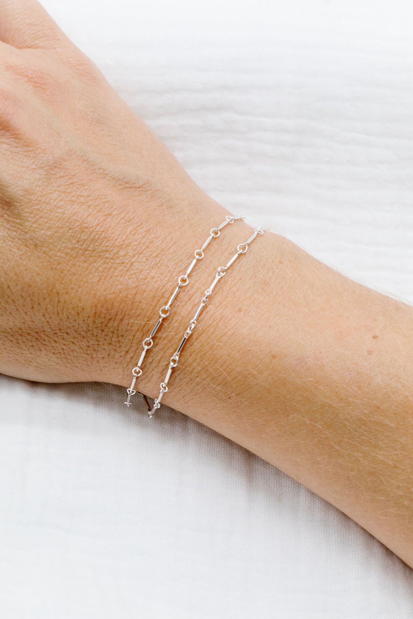 Sterling Silver Bar Chain