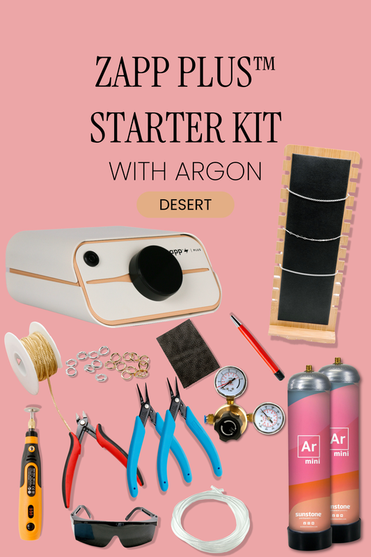 NEW Desert Zapp Plus - Permanent Jewelry Welder Starter Kit {with Argon Mini}