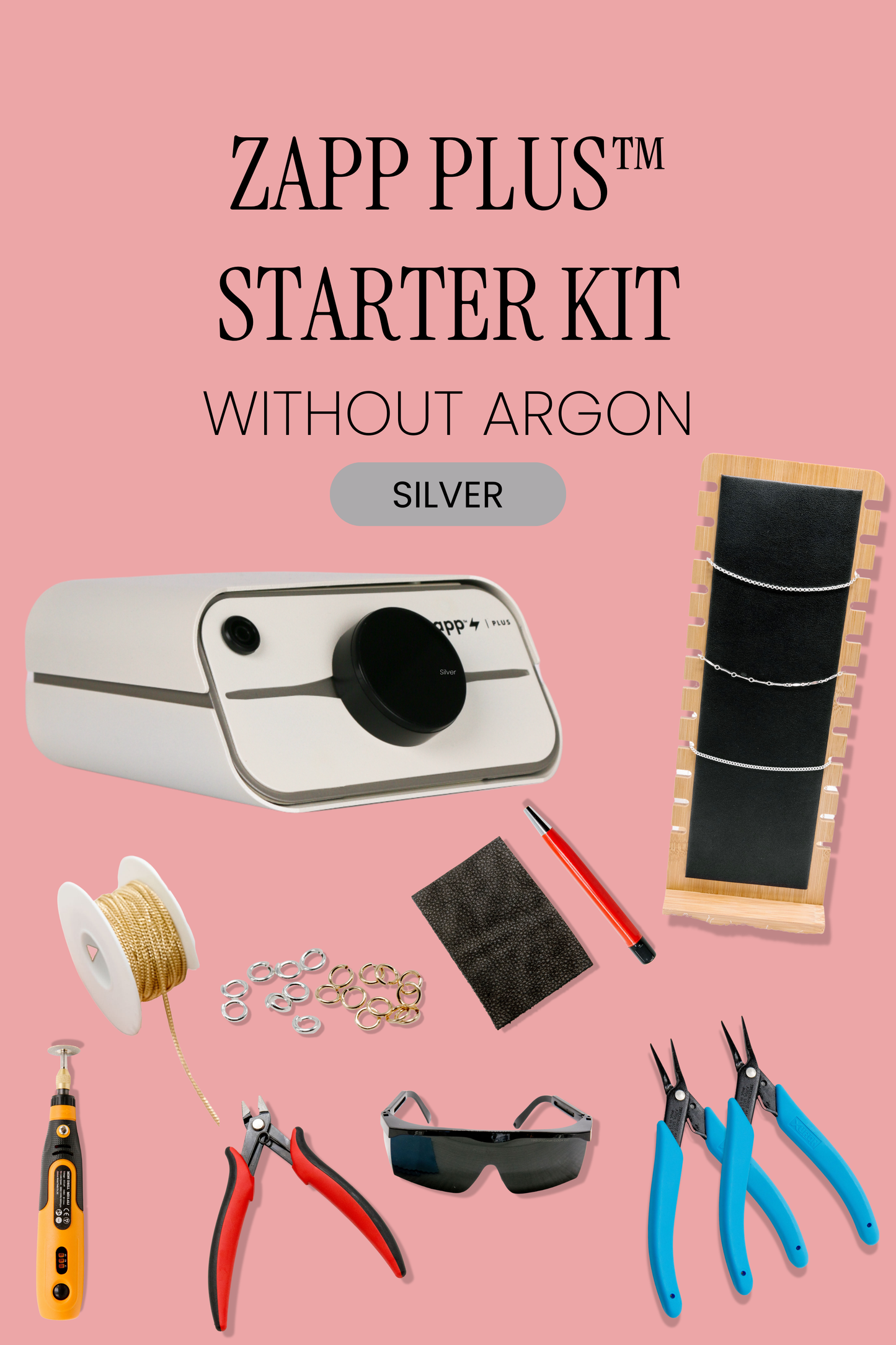 NEW Silver Zapp Plus - Permanent Jewelry Welder Starter Kit {without Argon}