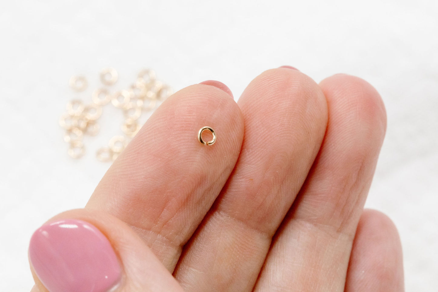 3mm 22g Gold Filled Open Jump Rings (50 Pack)