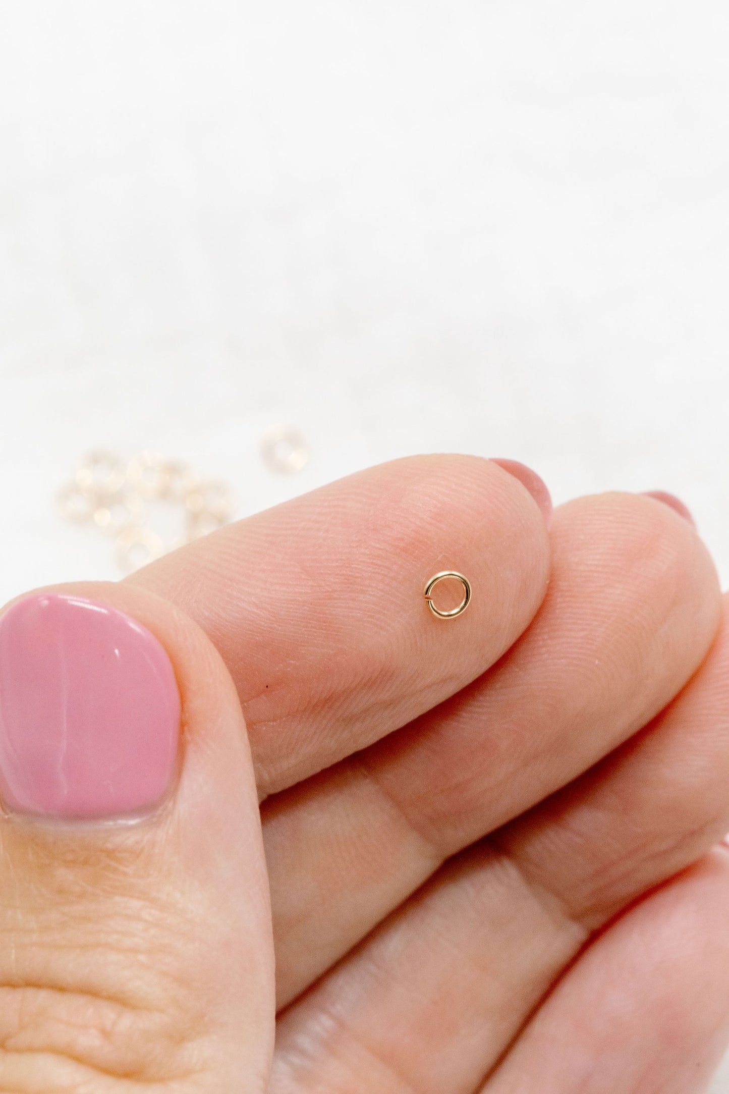 3mm 24g Gold Filled Open Jump Rings (50 Pack)