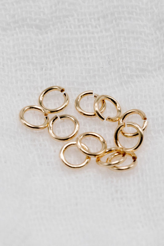 3mm 24g Gold Filled Open Jump Rings (50 Pack)