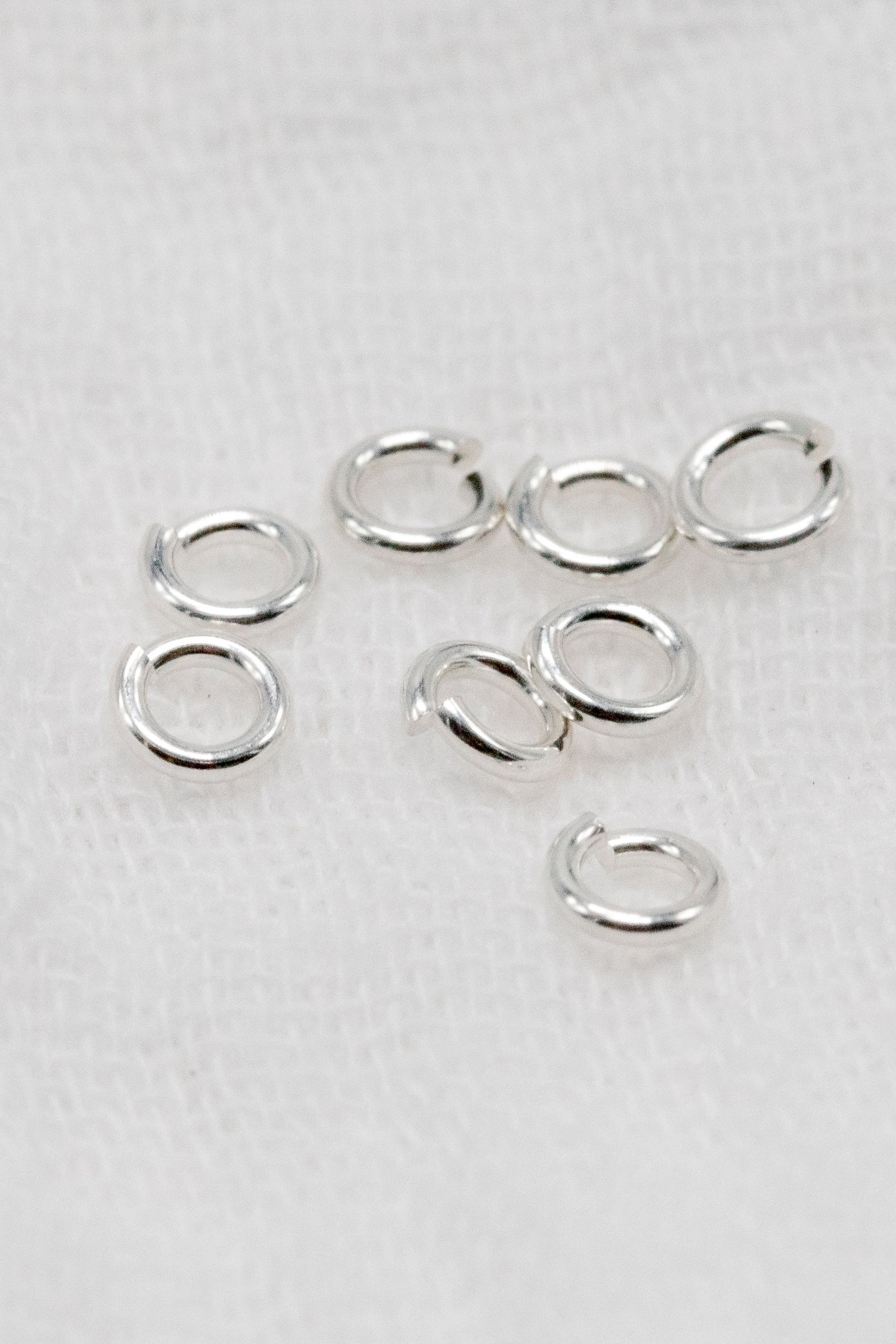 3mm 22g Sterling Silver Open Jump Rings (50 Pack)