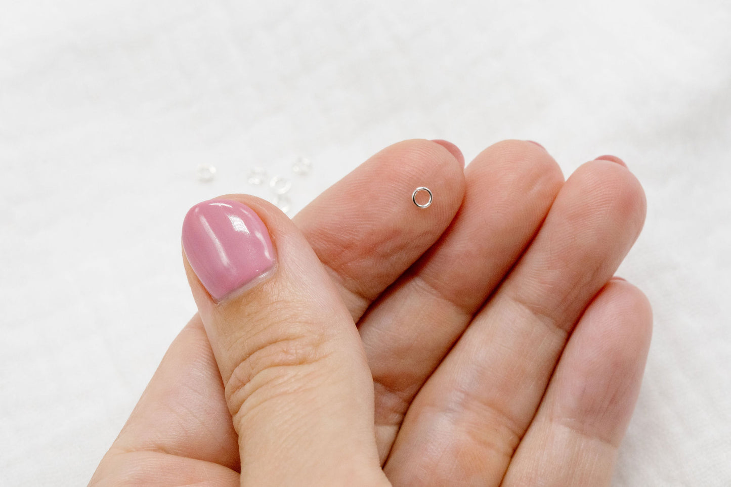 3mm 24g Sterling Silver Open Jump Rings (50 Pack)