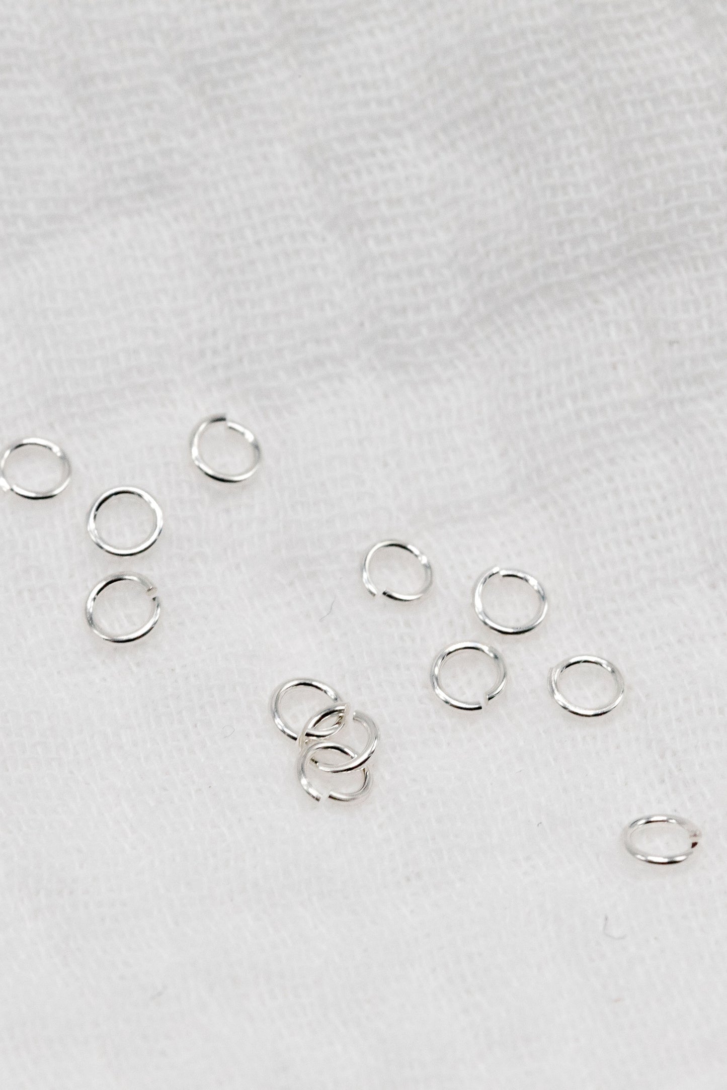 3mm 24g Sterling Silver Open Jump Rings (50 Pack)