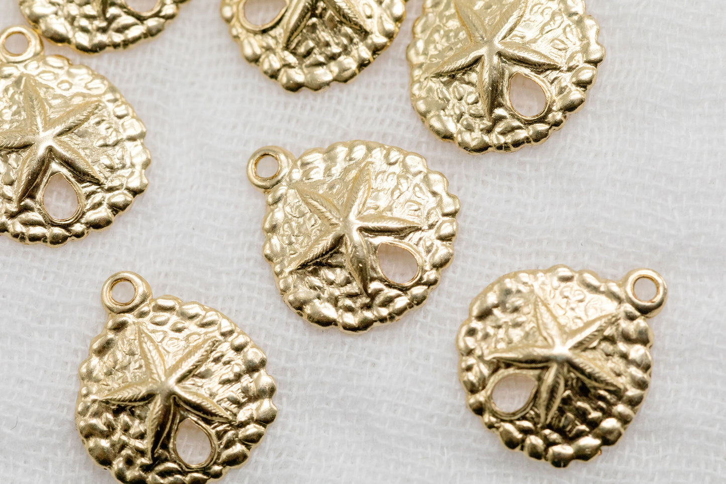 Gold Filled Sand Dollar Charm