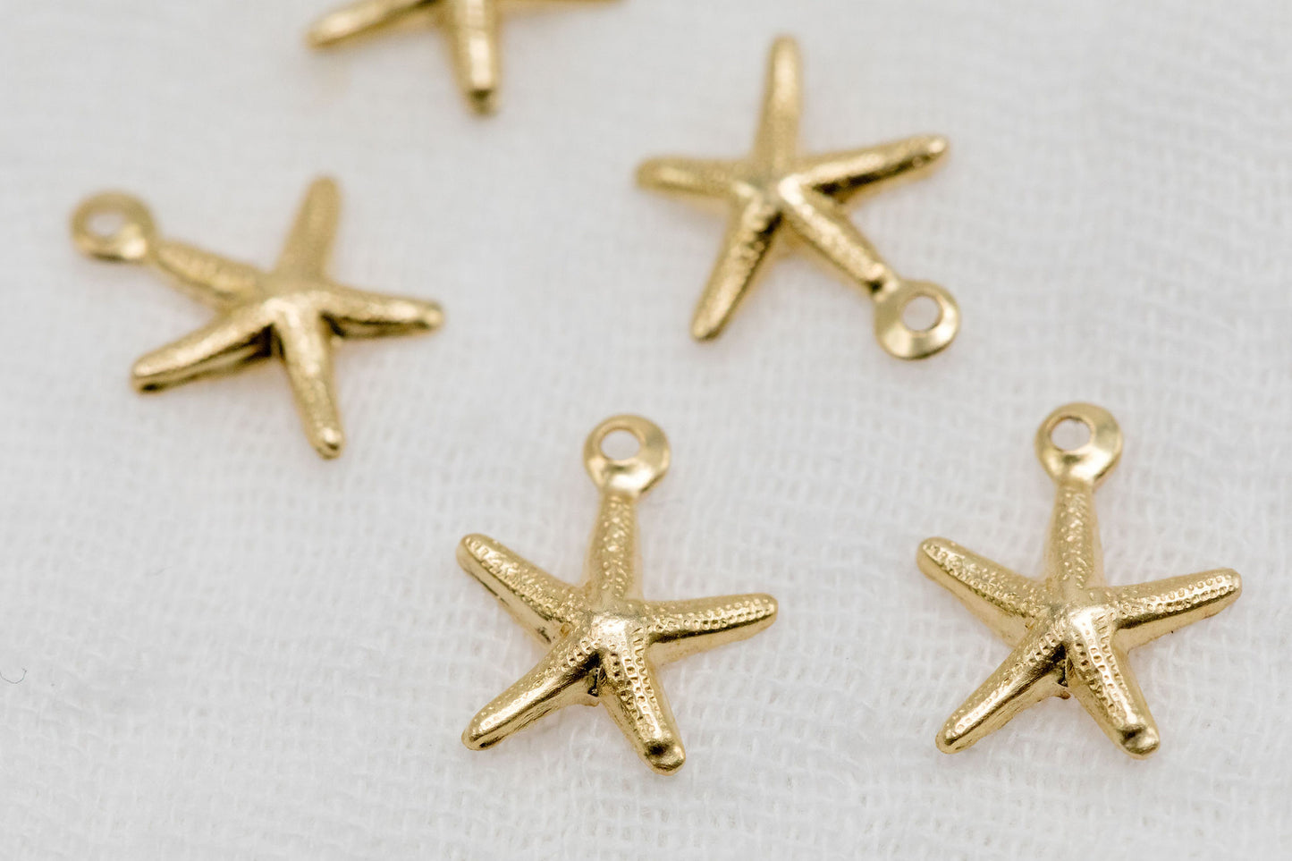 Gold Filled Starfish Charm (5 pieces)