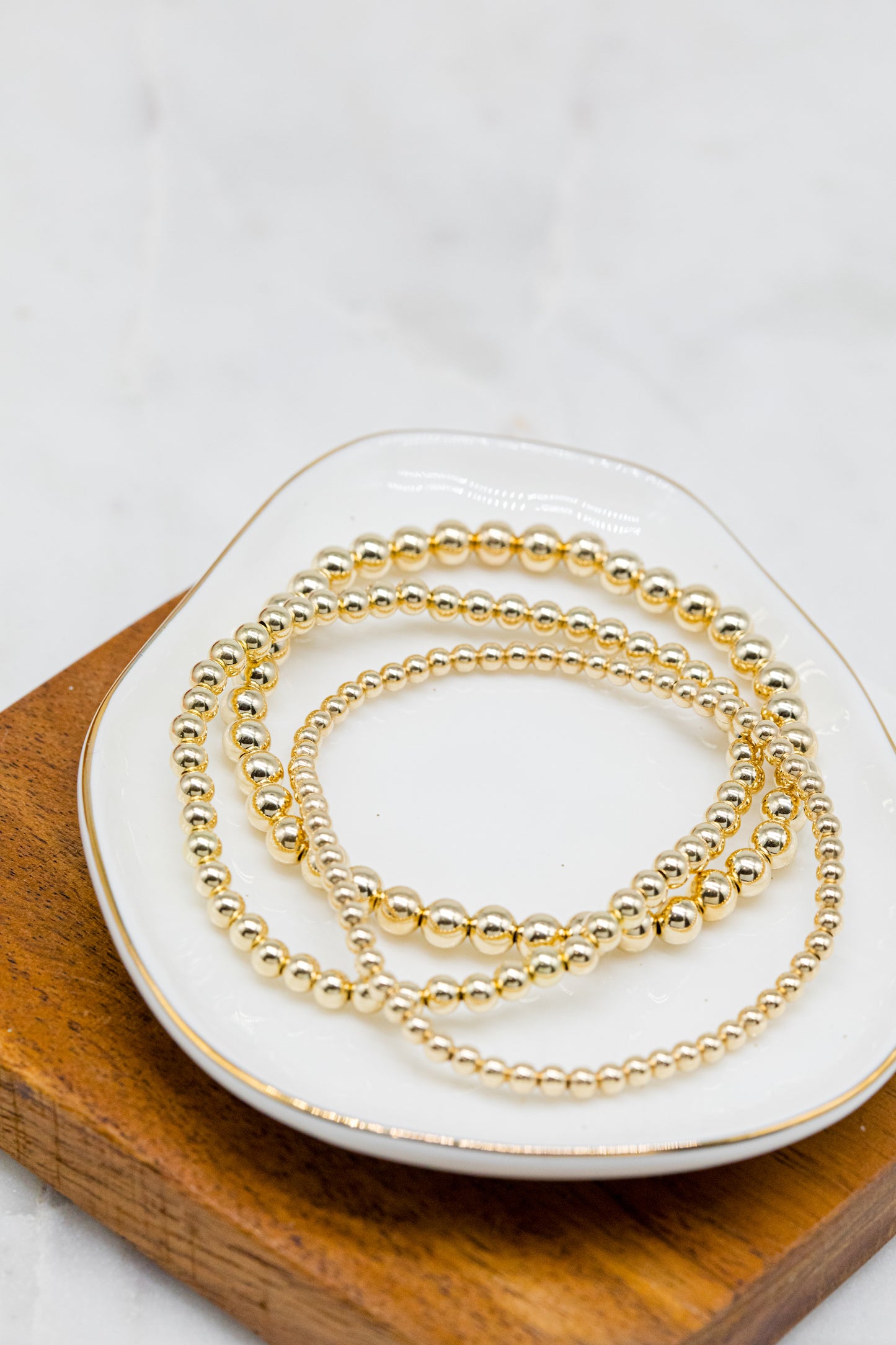 Gold Filled Beaded Bracelet