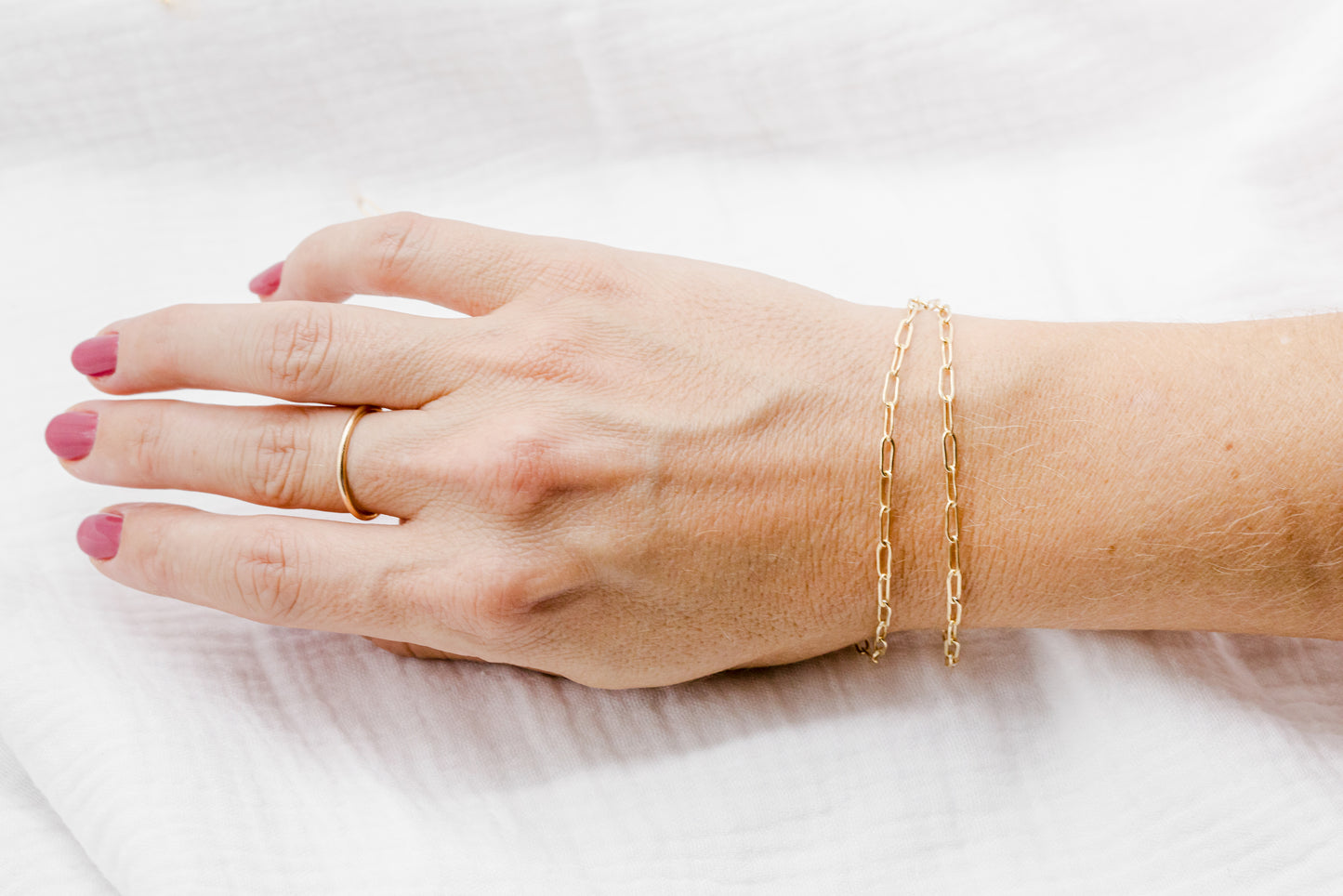 Large Gold Filled Paperclip Chain 2.98mm x 7.49mm