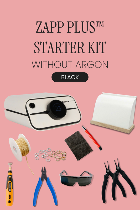 Black Zapp Plus - Permanent Jewelry Welder Starter Kit {without Argon}