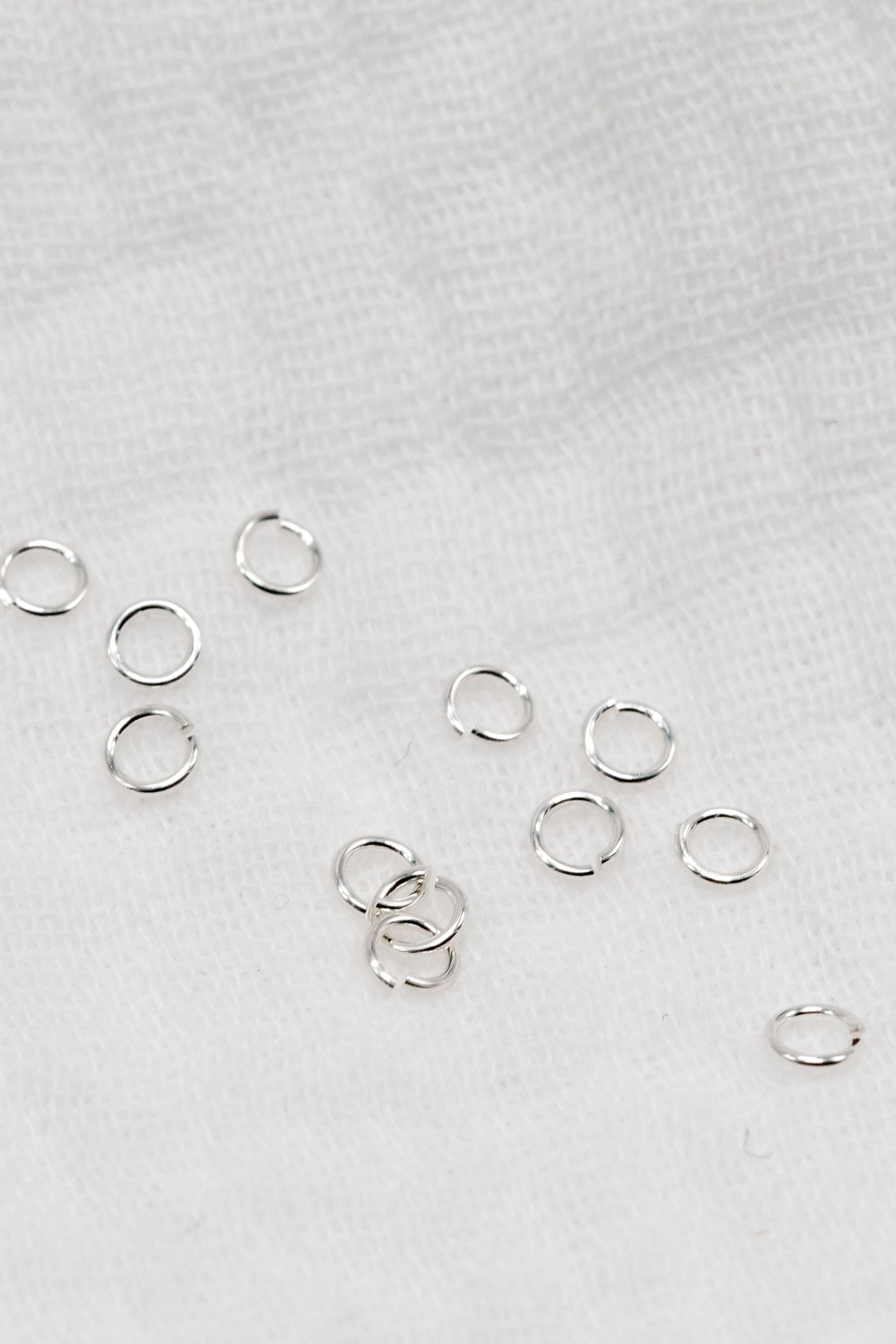 3mm 24g Sterling Silver Open Jump Rings (50 Pack) – AG Jewelry Supply Co.